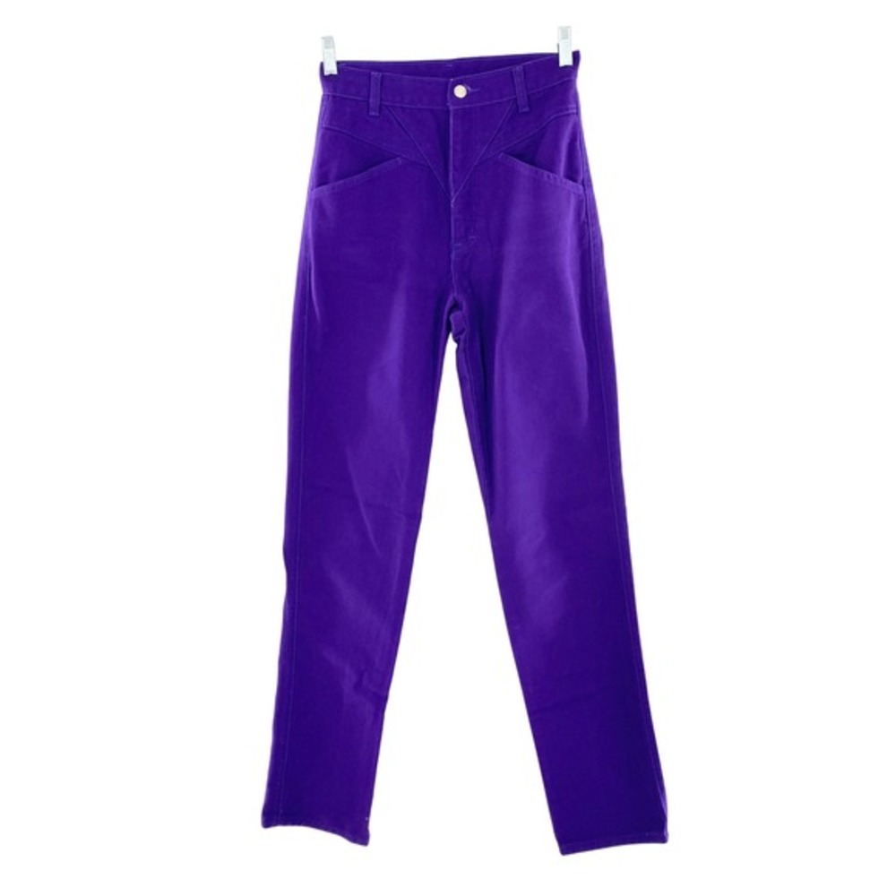 VTG Roper Vibrant Purple High Waisted Western Style Jeans‎ Women's Retro Denim 7